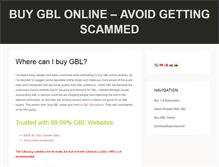 Tablet Screenshot of buy-gbl.com